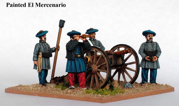 Perry CAT9 artillerie redingote canon 6pdr figurines 28mm