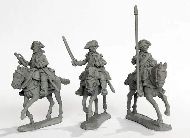 Perry AW 205 figurines commandement dragons coloniaux au galop