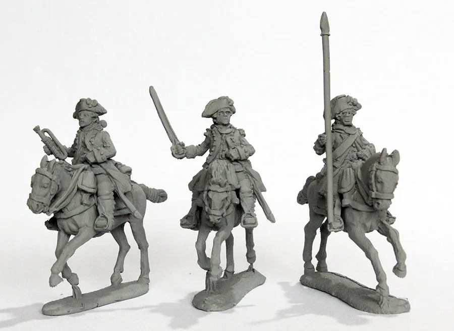Perry AW 205 figurines commandement dragons coloniaux au galop