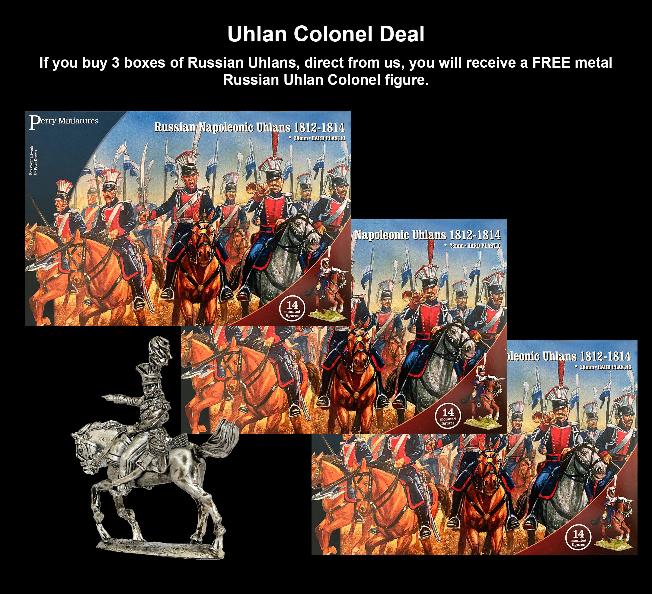 Perry Miniatures RN105 uhlans russes 1812-14 coffret plastique