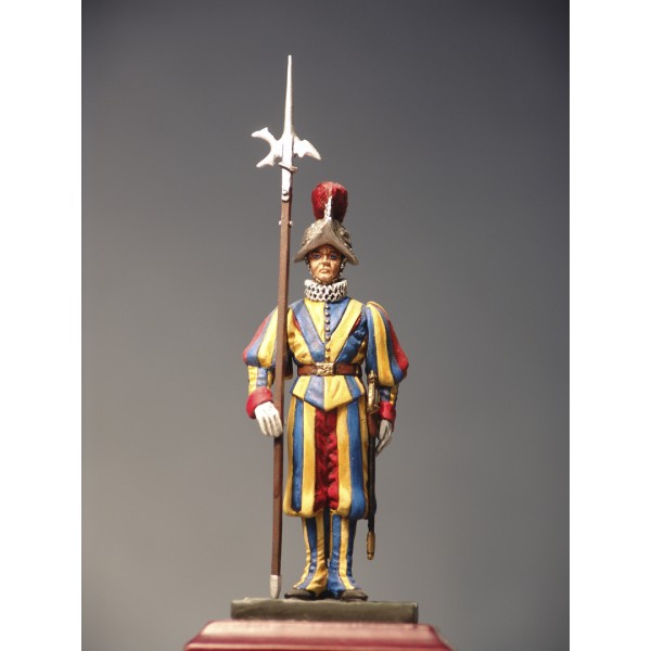 ART GIRONA Swiss Guard Hallebardier figurine 54mm garde suisse