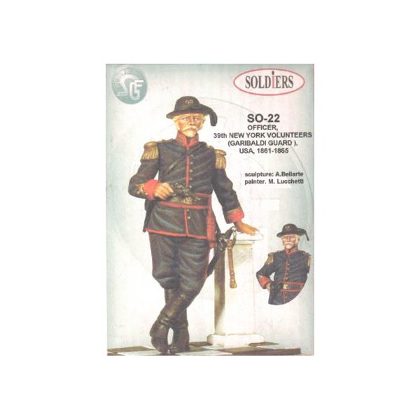 Art Girona Miniatures Officer 39th New York figurine 1861-1865