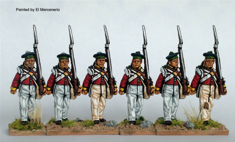 Perry Miniatures Carlist War ISA42 infanterie figurines marche 28mm