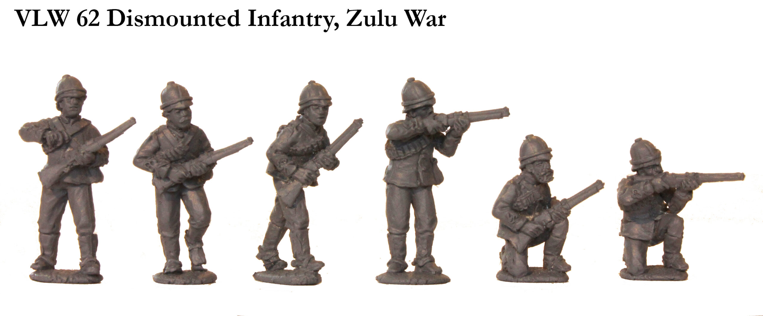 Perry Miniatures VLW 62 figurines infanterie débarquée Zulu