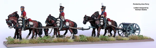 Perry DAN 60 attelage 6 chevaux 1808-14 sans canon
