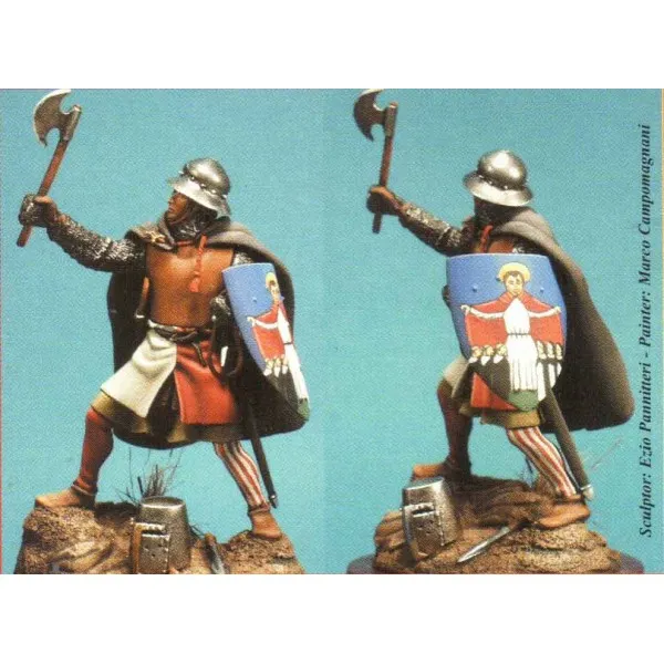 Art Girona Miniatures Capitano Fanteria figurine XIIIe