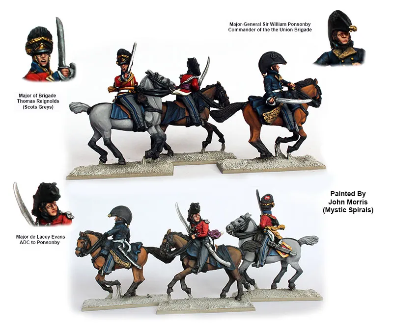 Perry Miniatures Napoleonic BH 67 figurines état-major Ponsonby