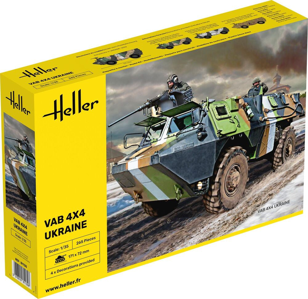 Heller Historical Collection VAB 4x4 maquette blindé 1/35