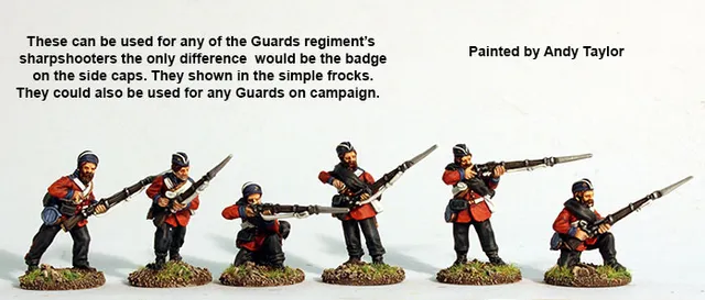 Perry Miniatures BIF 14 Guards tirailleurs figurines 28mm
