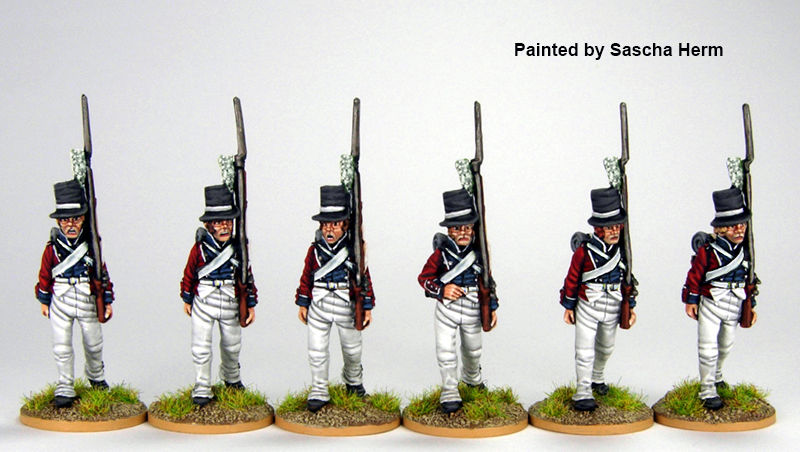 Perry Miniatures Napoleonic DAN 2 mousquetaires figurines marche