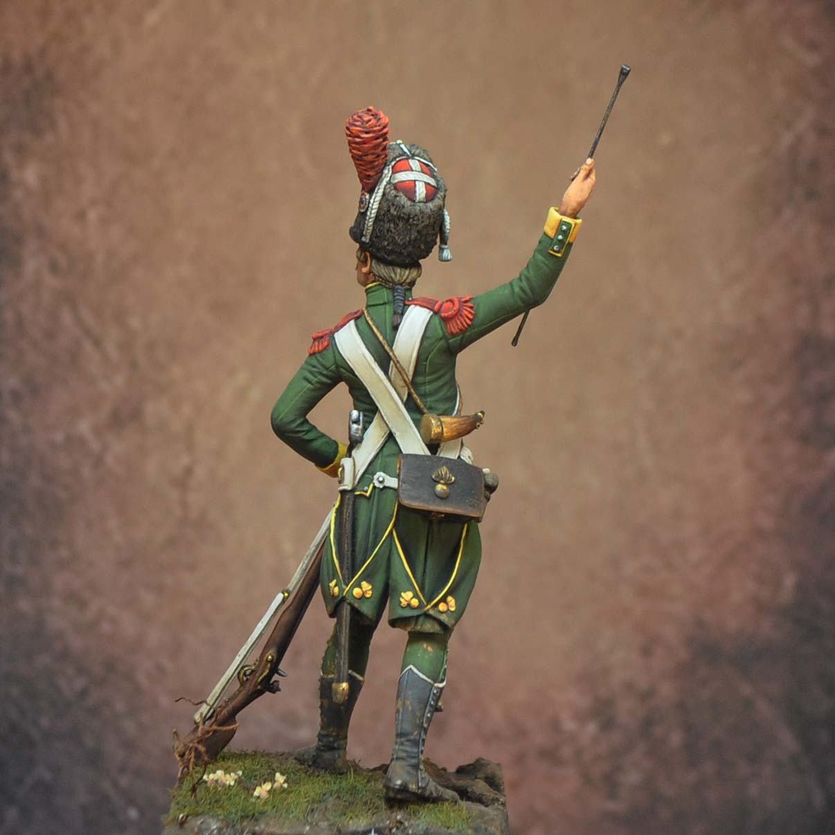 ART GIRONA 70mm Chasseur-Carabinier 8e Bataillon figurine 1791