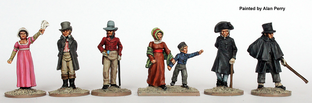 Perry Napoleonic NX4 Bourgeois citadins aisés 28mm