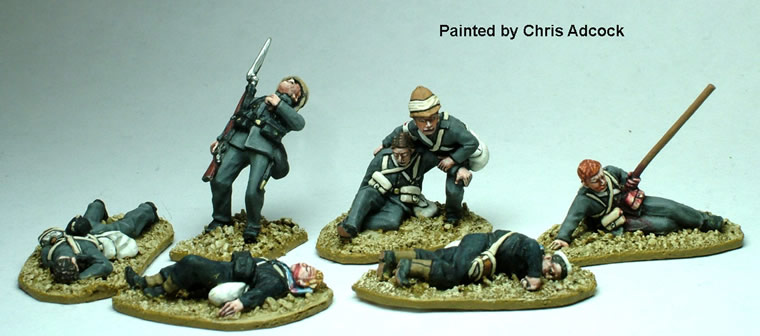 Perry Miniatures SB20 figurines britanniques blessés 28mm