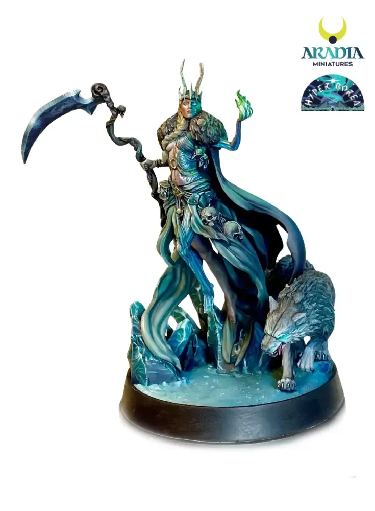 Aradia Minis Hyperborea Hel figurine déesse enfers à peindre