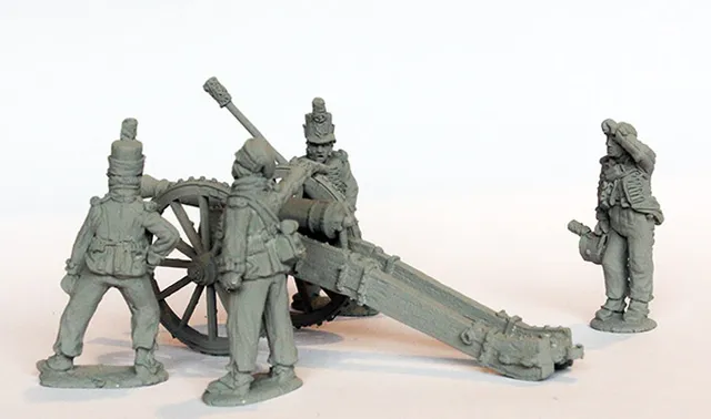 Perry Napoleonic BH 140 artillerie à pied canon 12 livres métal