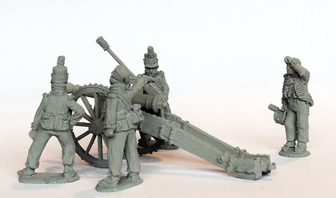 Perry Napoleonic BH 140 artillerie à pied canon 12 livres métal