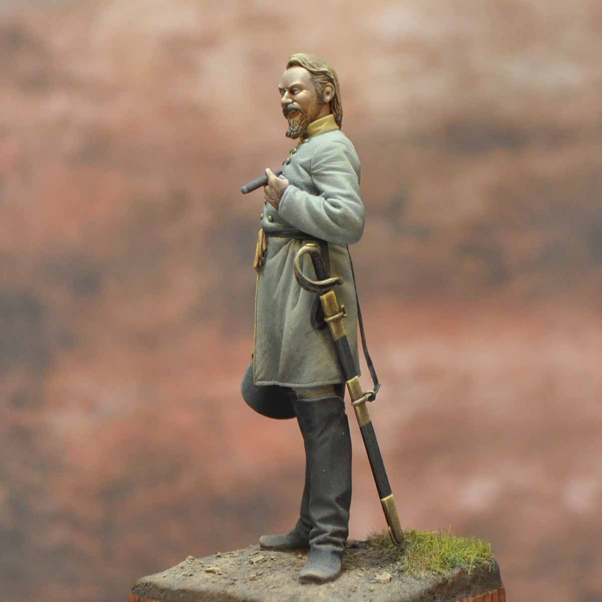Art Girona International Confederate Officer figurine 1863