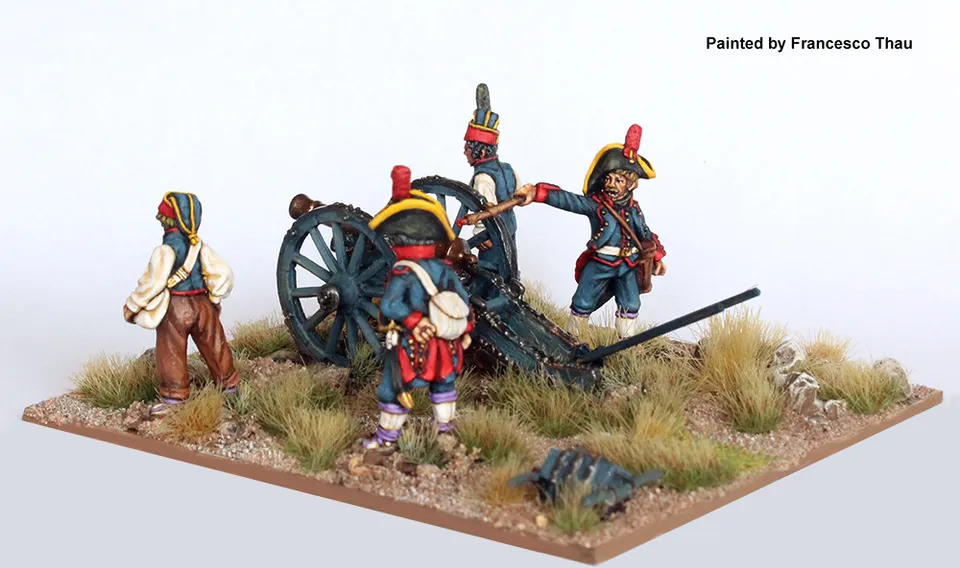 Perry Miniatures Napoleonic SPA34 figurines artillerie 8 livres