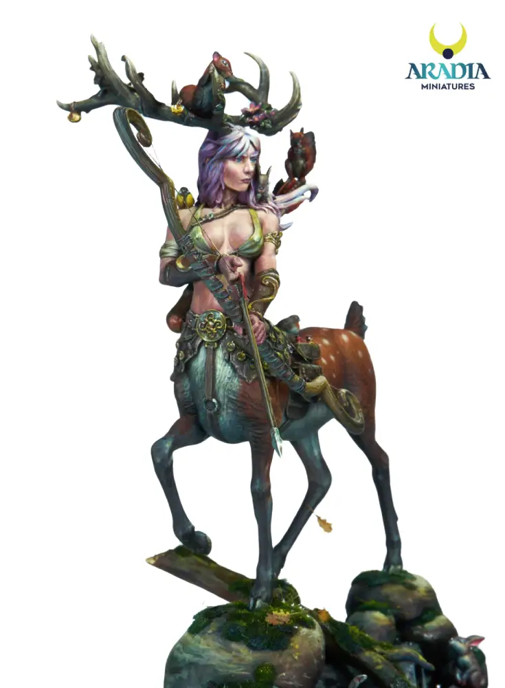 Aradia Classic Fantasy Diana Figurine résine chasseresse 75 mm