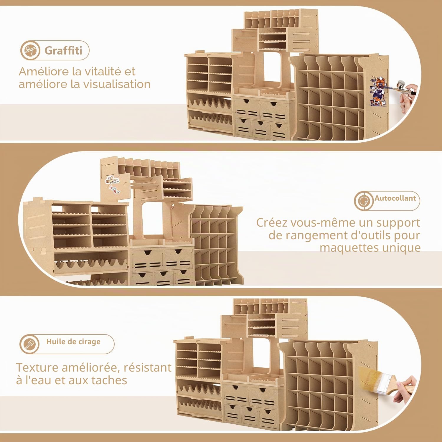 Bucasso GK RS organisateur maquette MDF grand