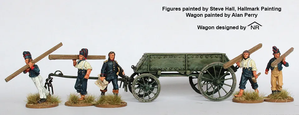 Perry Miniatures Napoleonic FN 182 chariot pontonniers métal 28mm