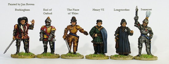 Perry War Roses WR12 commandement Lancastre figurine