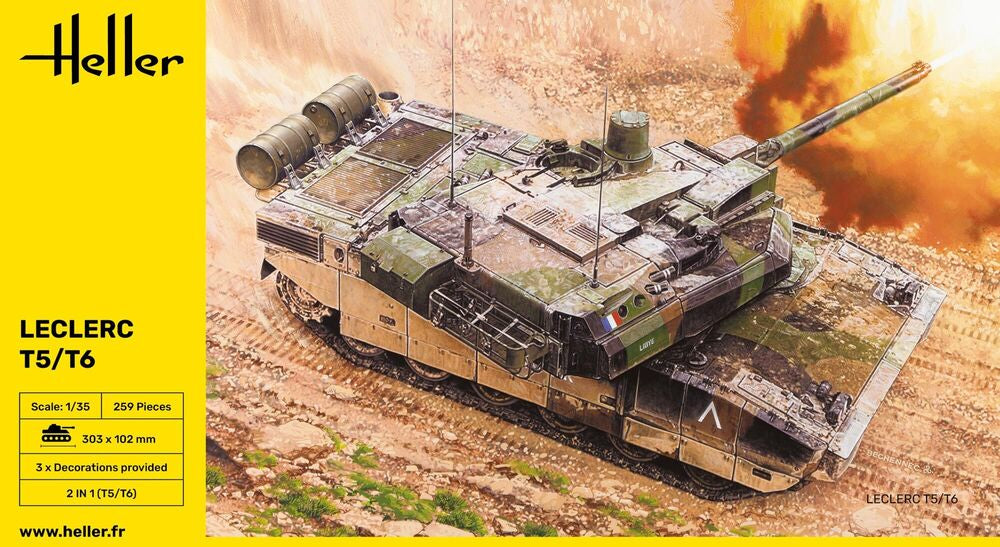 Heller Historical Collection Leclerc T5/T6 maquette char 1/35