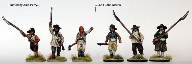 Perry Miniatures Vendéens Chouans REVV 7 figurine glaive attaque