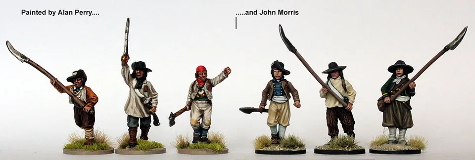 Perry Miniatures Vendéens Chouans REVV 7 figurine glaive attaque