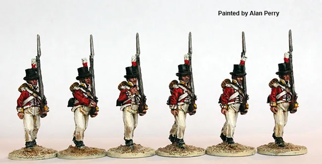 Perry Miniatures Napoleonic BH 82 infanterie figurine marche