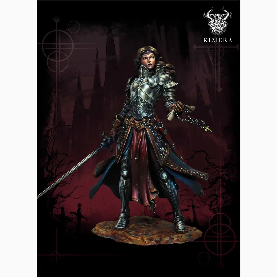 ART GIRONA Miniatures Asteria Paladin figurine 75mm métal