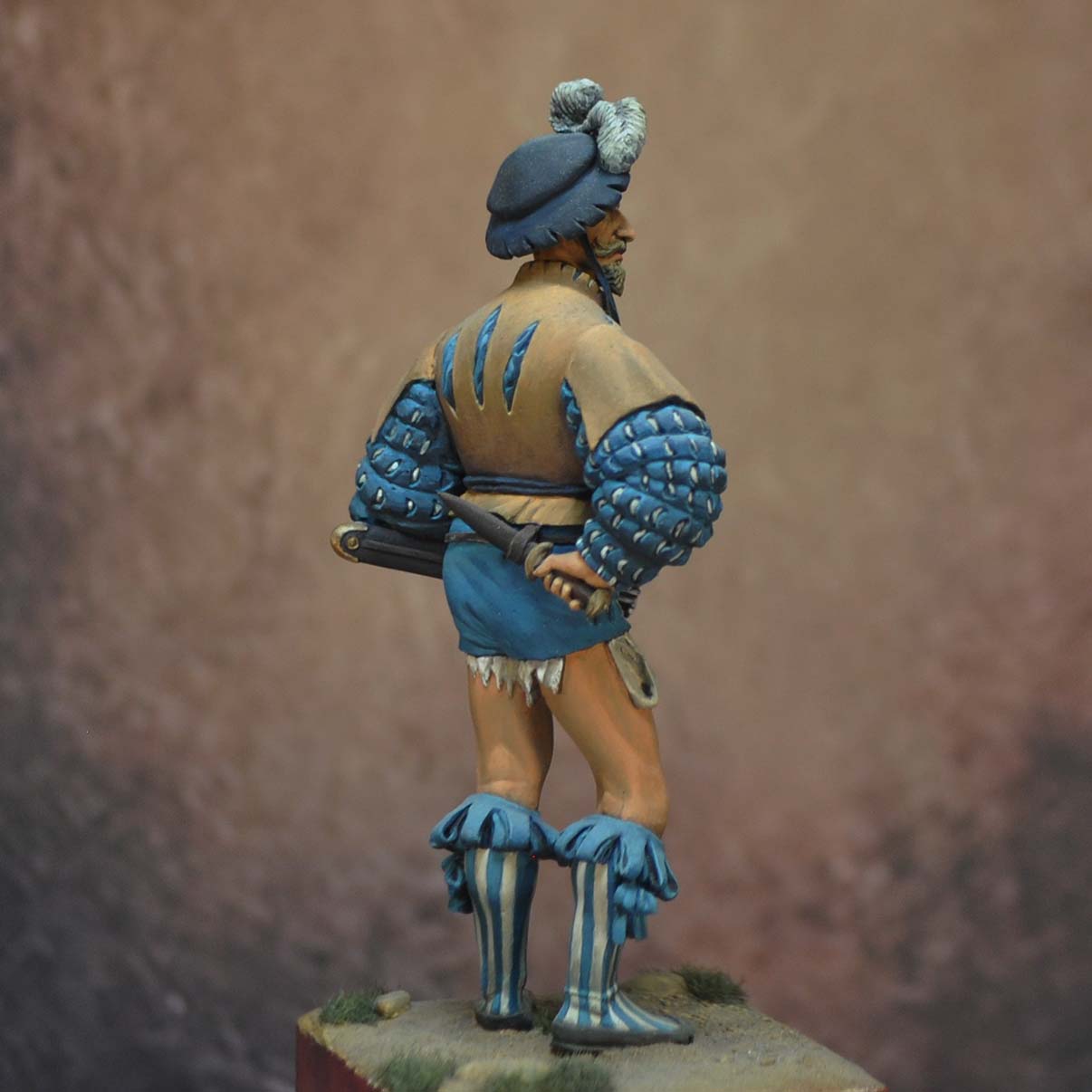 Art Girona 70mm Landsknecht 1520 figurine Renaissance