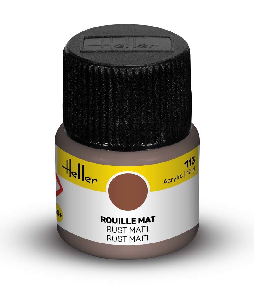 Heller Historical Collection 113 rouille mat peinture acrylique