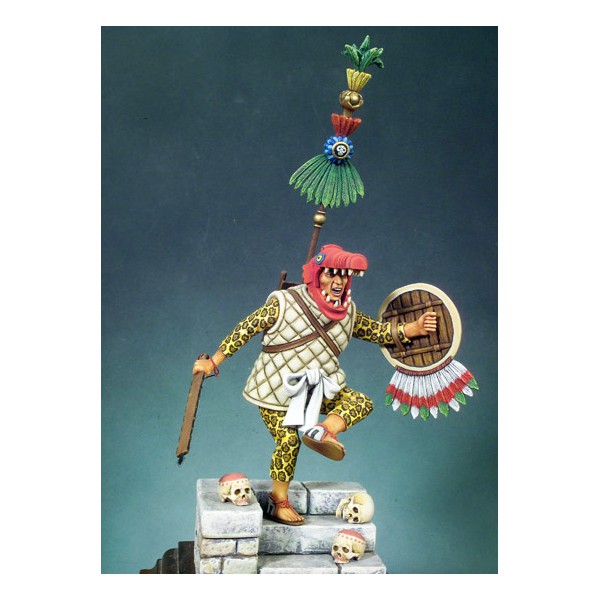 ART GIRONA Miniatures Capitán Azteca 1521 figurine 90mm