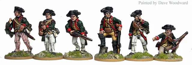 Perry AW74 figurines commandement Jaeger Hesse-Cassel AWI