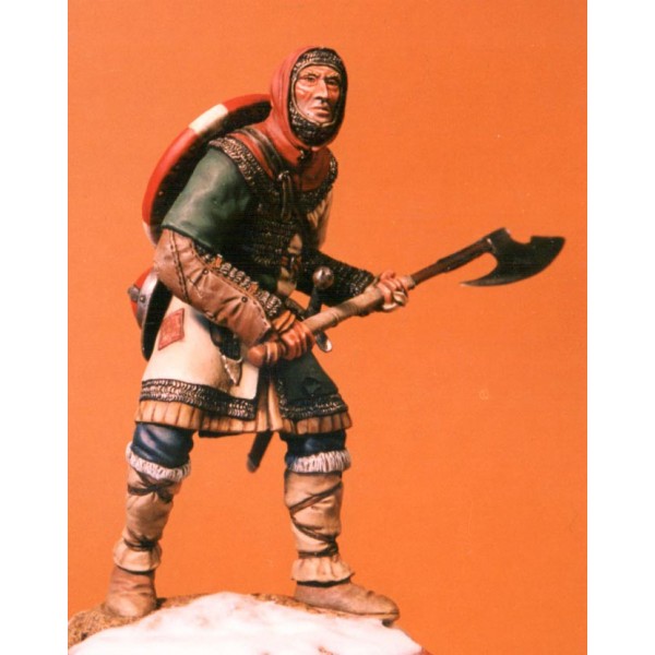 Art Girona Medieval Footsoldier 14th figurine 54 mm