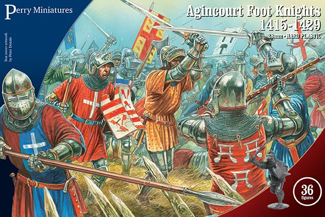 Perry Miniatures AO60 Agincourt Foot Knights boite 36 figurines 28mm