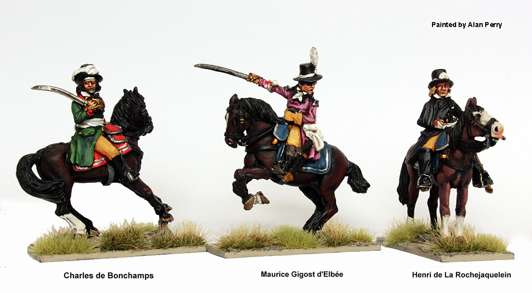 Perry Miniatures Vendéens REVV 9 commandement monté figurines généraux