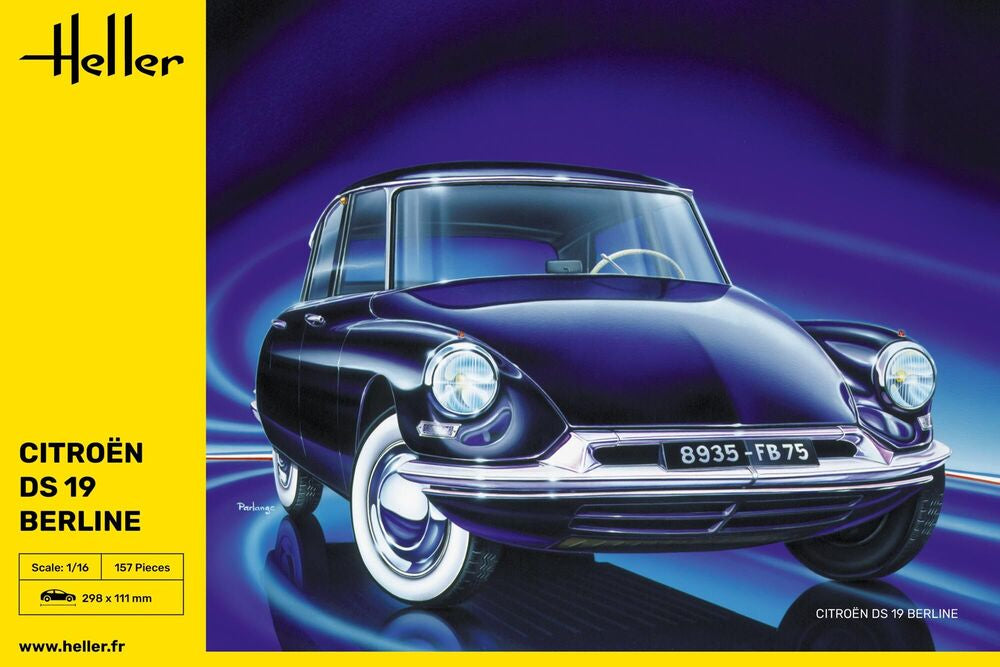 Heller Citroen DS 19 maquette voiture 1/16 classique