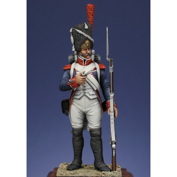 Art Girona Miniatures Grenadier en bonnet 1805 figurine