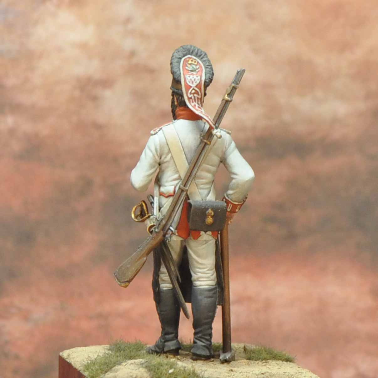 Art Girona Napoleonic Sapeur Guadalajara 1807 figurine 54mm