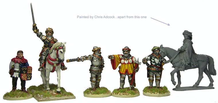 Perry Miniatures Agincourt AO1 Henri V monté figurines commandement