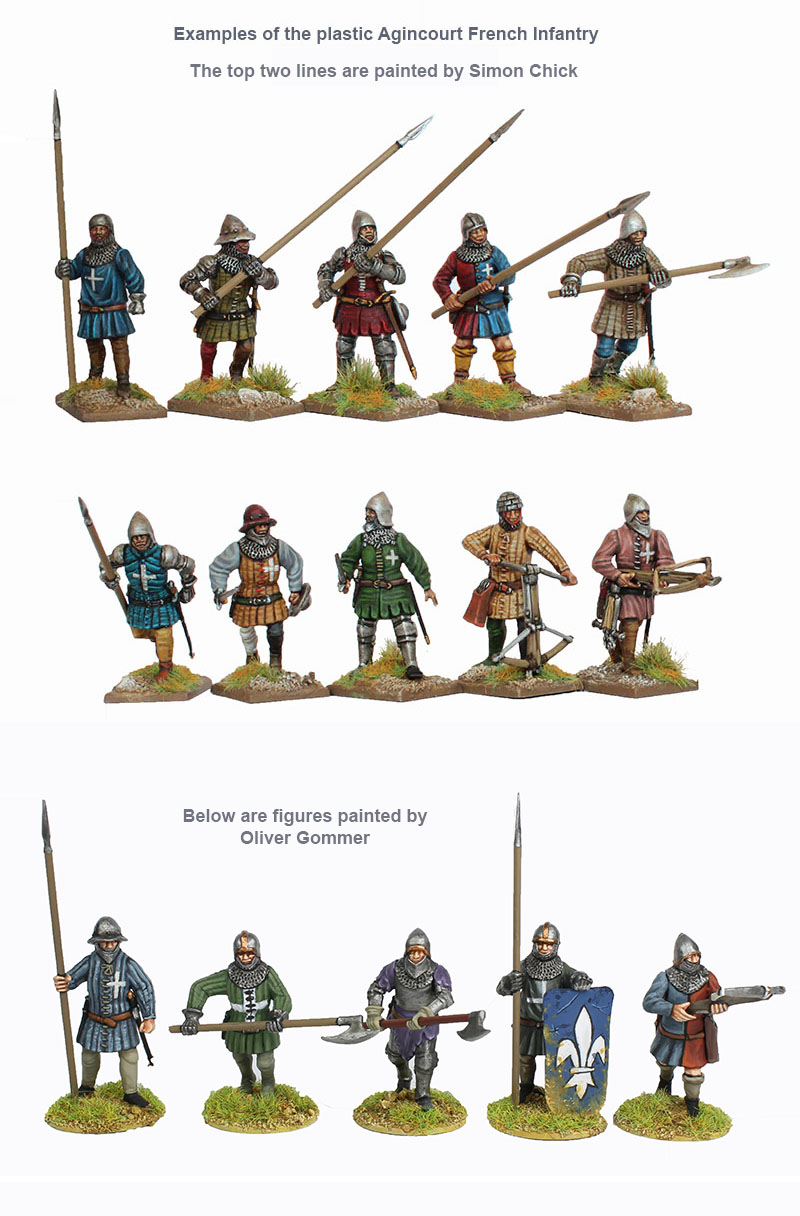 Perry Miniatures AO 50 Infanterie Française Azincourt boîte 42