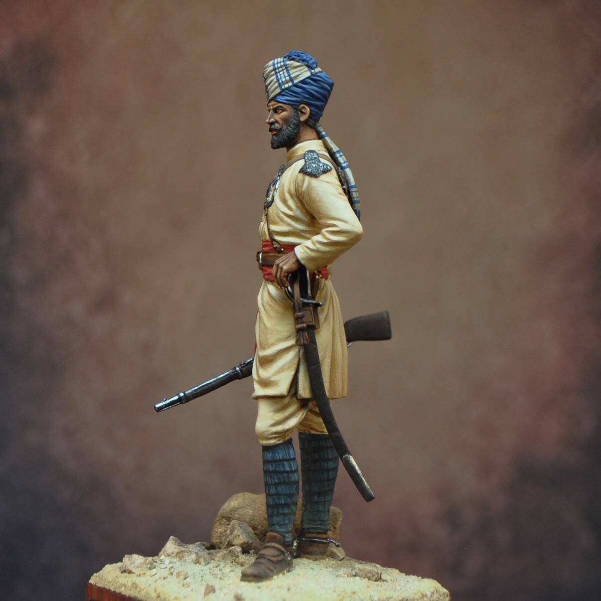 ART Girona 70mm Sowar Guides Cavalry figurine 1897
