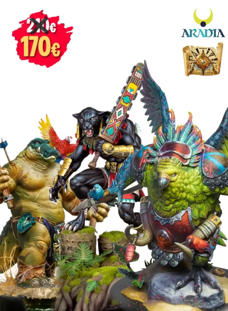 Aradia Paititi Jungle Bundle lot figurines jungle Lost World