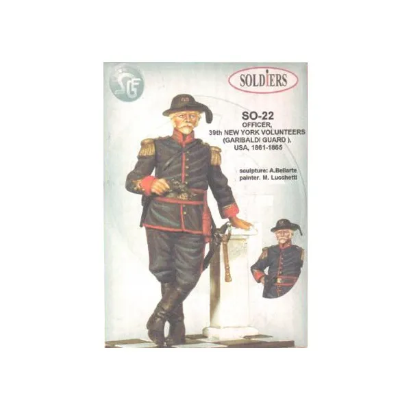 Art Girona Miniatures Officer 39th New York figurine 1861-1865