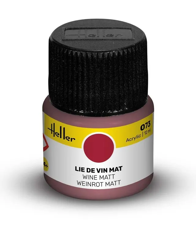 Heller Historical Collection peinture acrylique 073 lie de vin mat