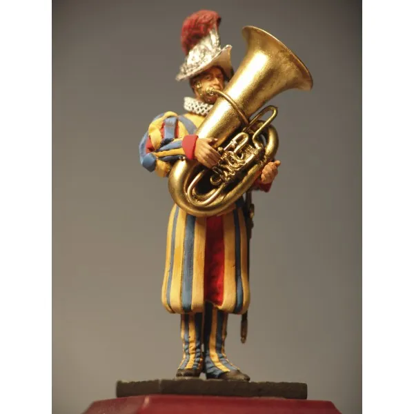 ART GIRONA Swiss Guard Low Tuba figurine garde suisse