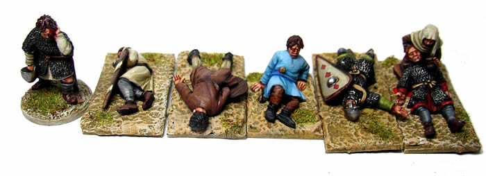 Perry Crusades CU29 morts et blessés figurines 28mm