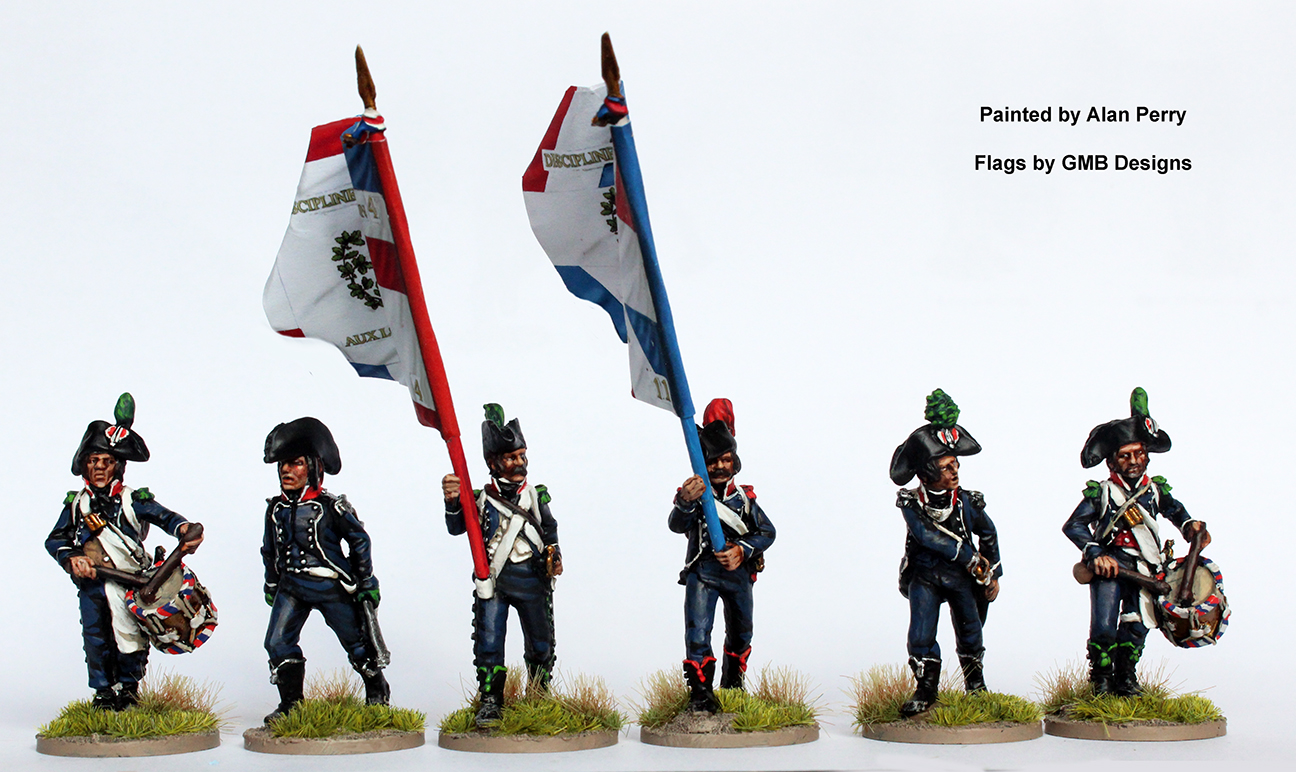 Perry Revolutionary REVF 9 infanterie légère commandement
